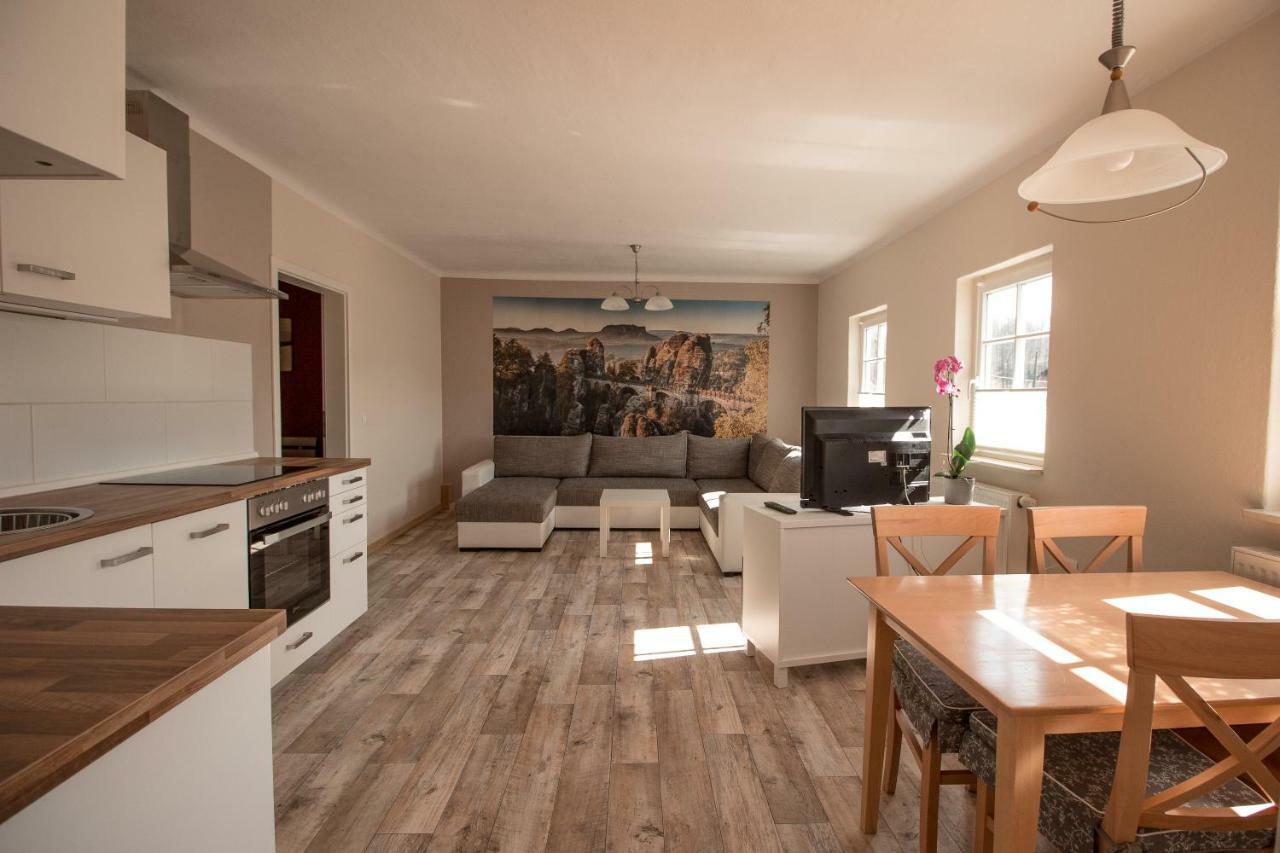 Appartement Ferienhof Cunnersdorf à Gohrisch Extérieur photo